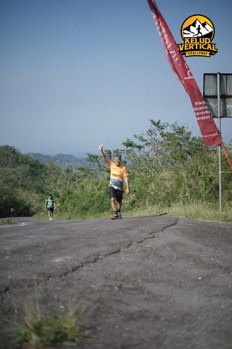 Race photo from Kelud Vertical Challenge 2024