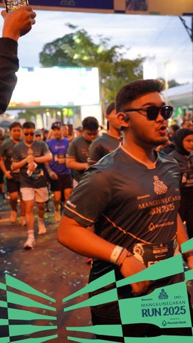 Race photo from Mangkunegaran Run 2025
