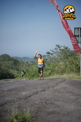 Race photo from Kelud Vertical Challenge 2024