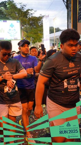 Race photo from Mangkunegaran Run 2025