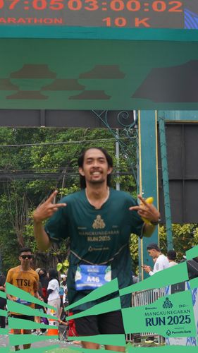 Race photo from Mangkunegaran Run 2025