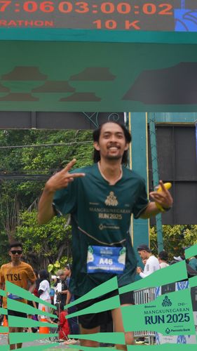 Race photo from Mangkunegaran Run 2025