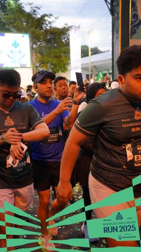 Race photo from Mangkunegaran Run 2025