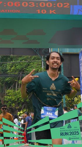Race photo from Mangkunegaran Run 2025