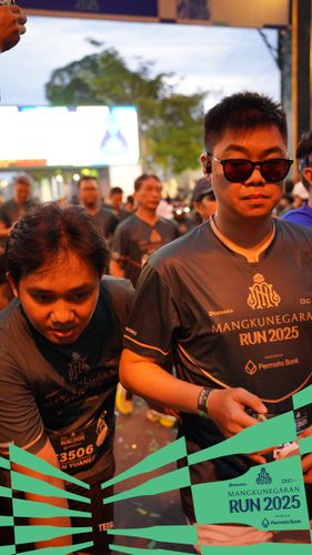 Race photo from Mangkunegaran Run 2025