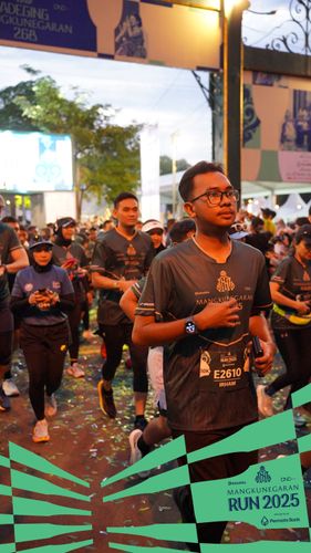 Race photo from Mangkunegaran Run 2025