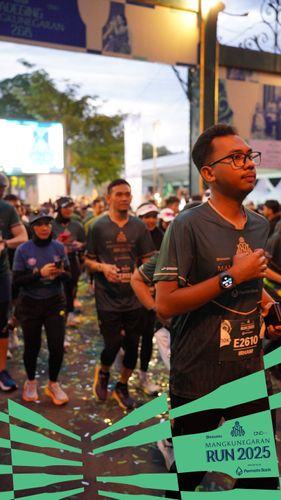 Race photo from Mangkunegaran Run 2025