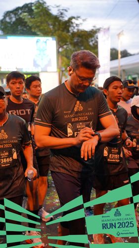 Race photo from Mangkunegaran Run 2025