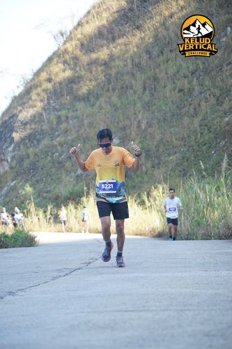 Race photo from Kelud Vertical Challenge 2024