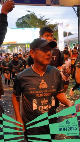 Race photo from Mangkunegaran Run 2025