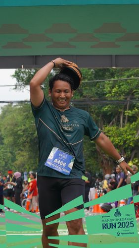 Race photo from Mangkunegaran Run 2025