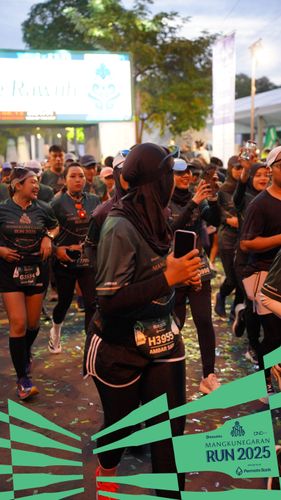 Race photo from Mangkunegaran Run 2025