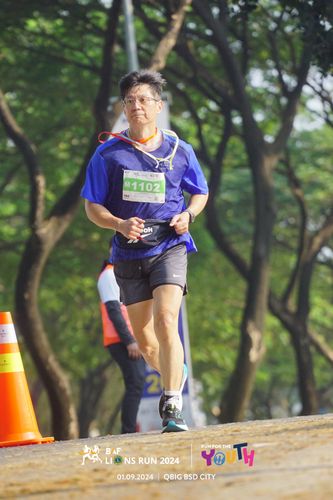 Race photo from BAF LIONS RUN 2024