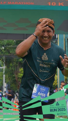 Race photo from Mangkunegaran Run 2025
