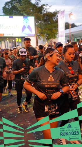 Race photo from Mangkunegaran Run 2025