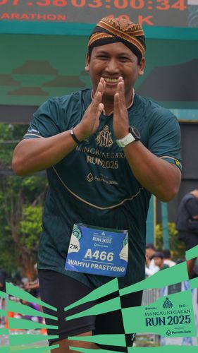 Race photo from Mangkunegaran Run 2025