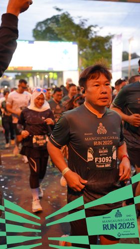 Race photo from Mangkunegaran Run 2025