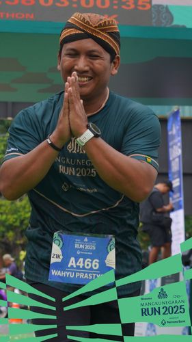Race photo from Mangkunegaran Run 2025