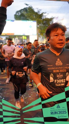 Race photo from Mangkunegaran Run 2025