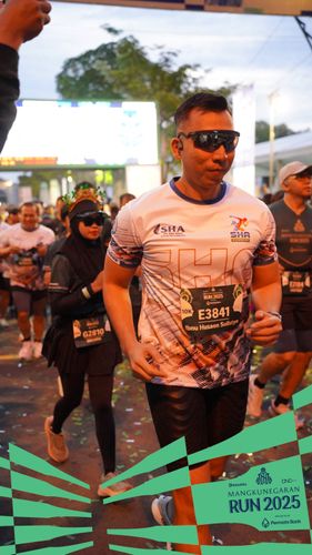 Race photo from Mangkunegaran Run 2025