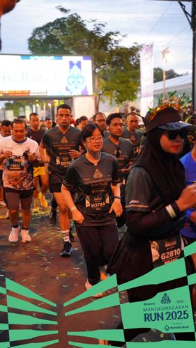 Race photo from Mangkunegaran Run 2025