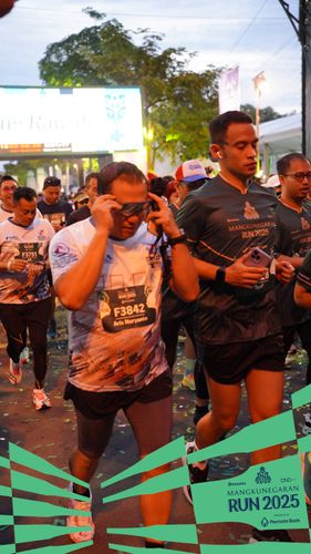 Race photo from Mangkunegaran Run 2025