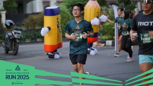 Race photo from Mangkunegaran Run 2025
