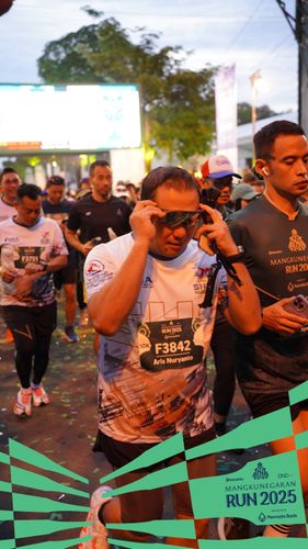 Race photo from Mangkunegaran Run 2025