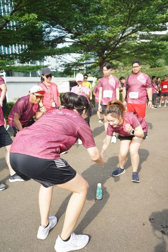 Race photo from Assurance Fun Run 2024