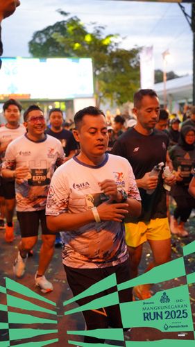 Race photo from Mangkunegaran Run 2025