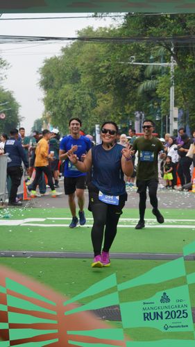 Race photo from Mangkunegaran Run 2025