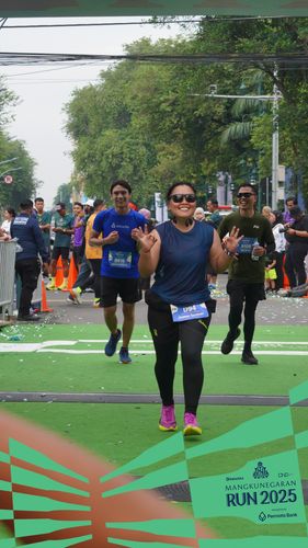Race photo from Mangkunegaran Run 2025