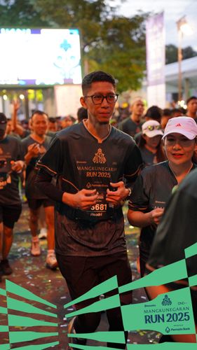 Race photo from Mangkunegaran Run 2025