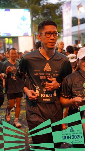 Race photo from Mangkunegaran Run 2025