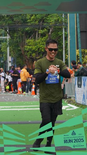 Race photo from Mangkunegaran Run 2025