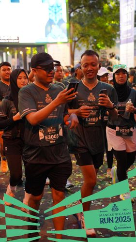 Race photo from Mangkunegaran Run 2025