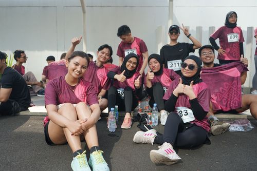 Race photo from Assurance Fun Run 2024