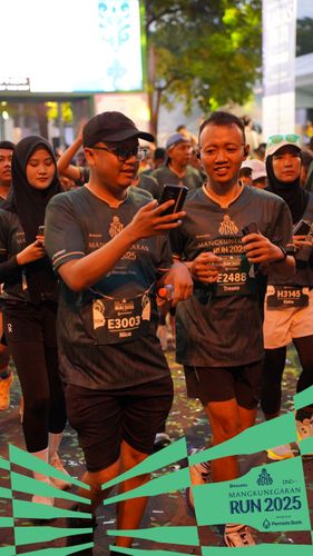 Race photo from Mangkunegaran Run 2025