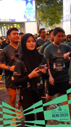 Race photo from Mangkunegaran Run 2025