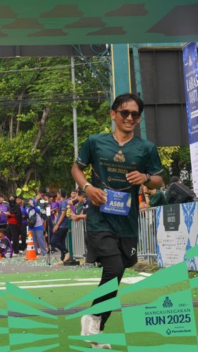Race photo from Mangkunegaran Run 2025