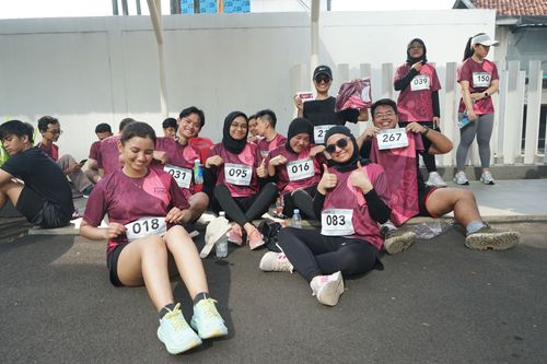 Race photo from Assurance Fun Run 2024