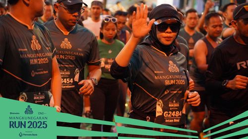 Race photo from Mangkunegaran Run 2025