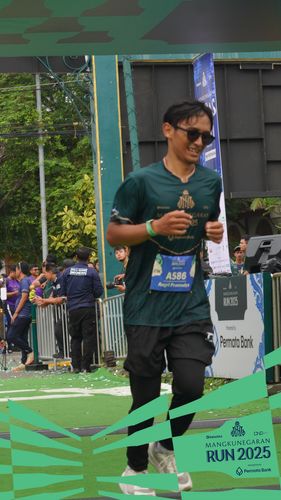 Race photo from Mangkunegaran Run 2025