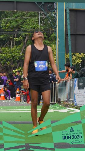 Race photo from Mangkunegaran Run 2025