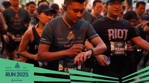 Race photo from Mangkunegaran Run 2025
