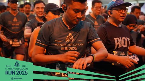 Race photo from Mangkunegaran Run 2025