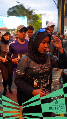 Race photo from Mangkunegaran Run 2025