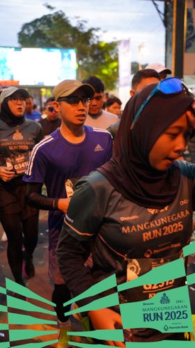 Race photo from Mangkunegaran Run 2025