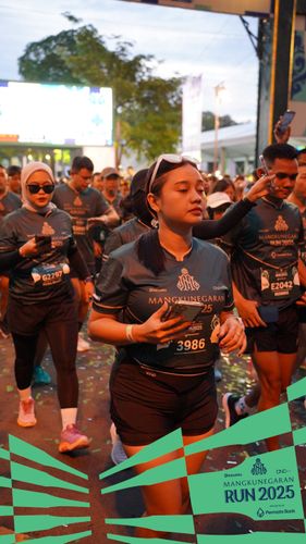 Race photo from Mangkunegaran Run 2025