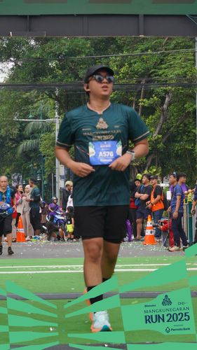 Race photo from Mangkunegaran Run 2025